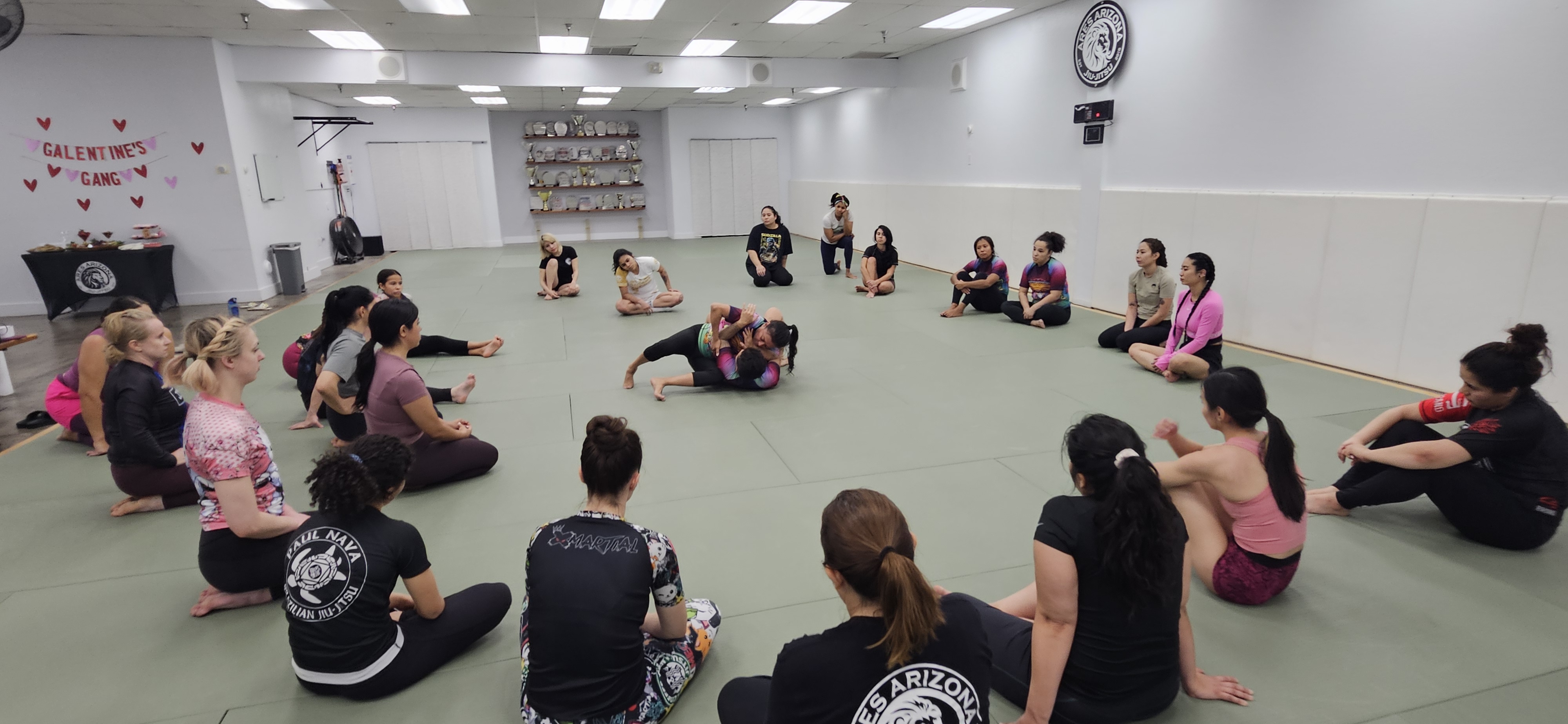 Women's BJJ class Ares Arizona
